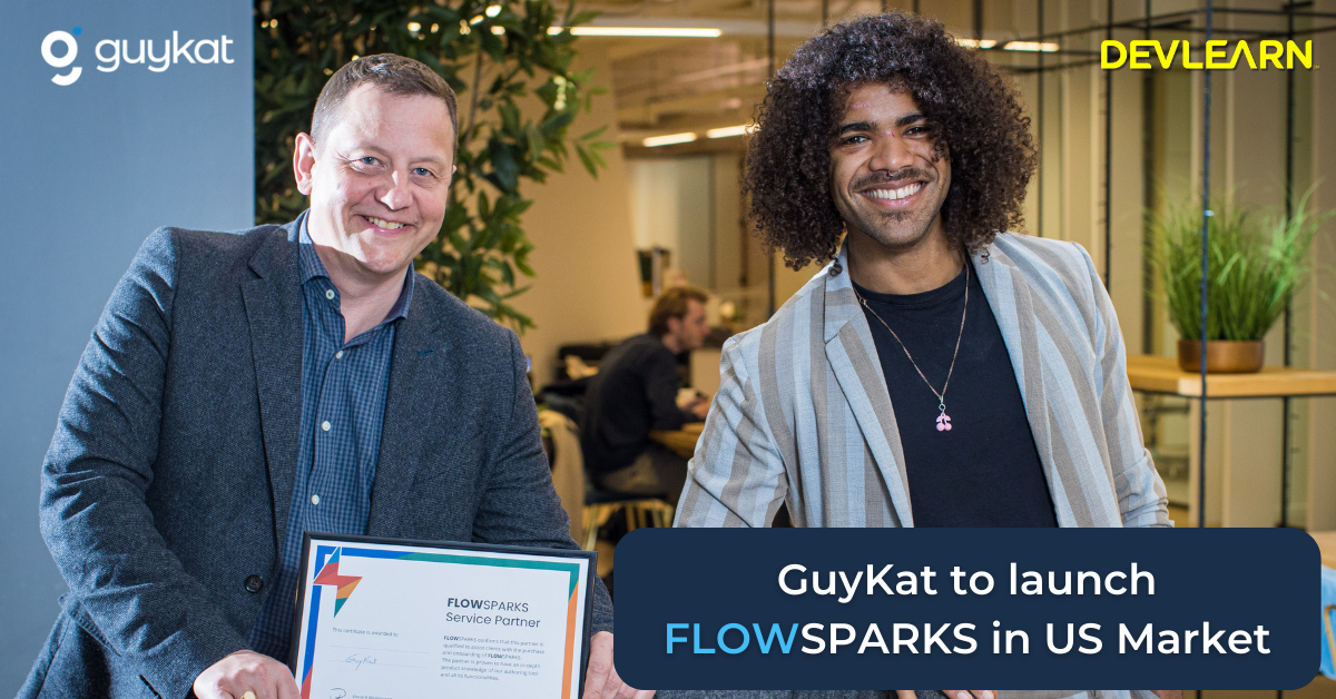 An image showing the offical partnership between Guykat and FLOWSPARKS.