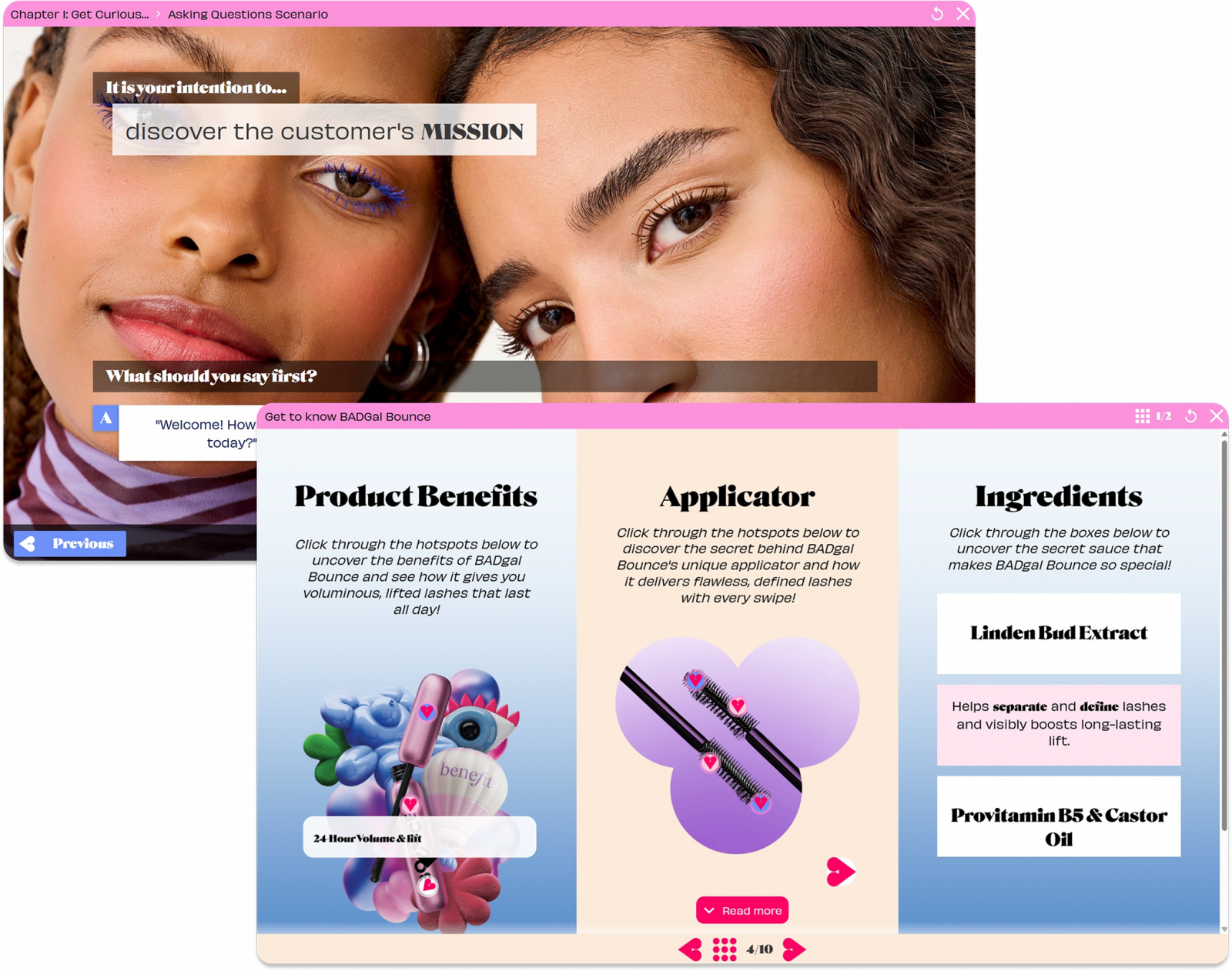 Benefit courses GuyKat created 2